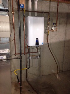 High efficiency tankless water heater